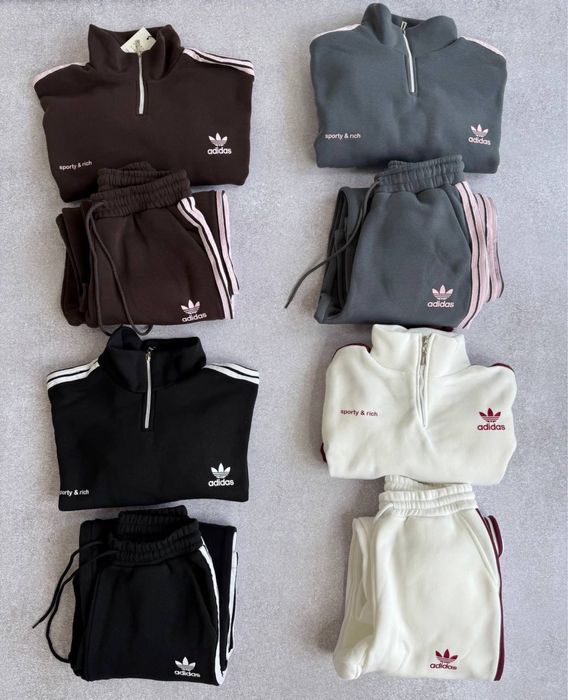 Костюм на флісі адідас, теплий костюм adidas, костюм зимний адидас