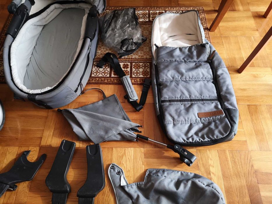 Wózek Mutsy 2w1 Urban Nomad Evo - duży zestaw