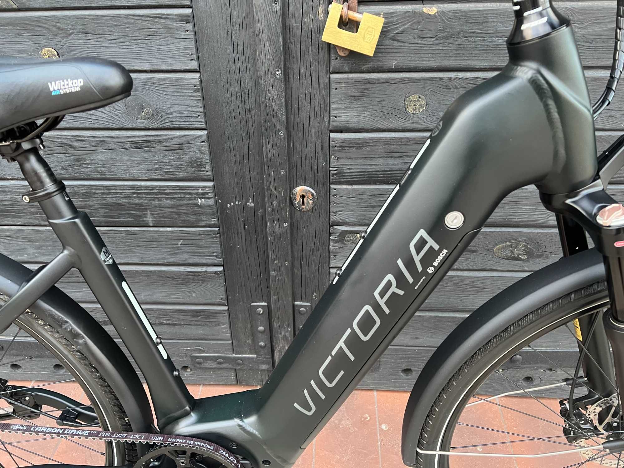 Rower elektryczny bateria 625 Bosch, na pasku karbonowym