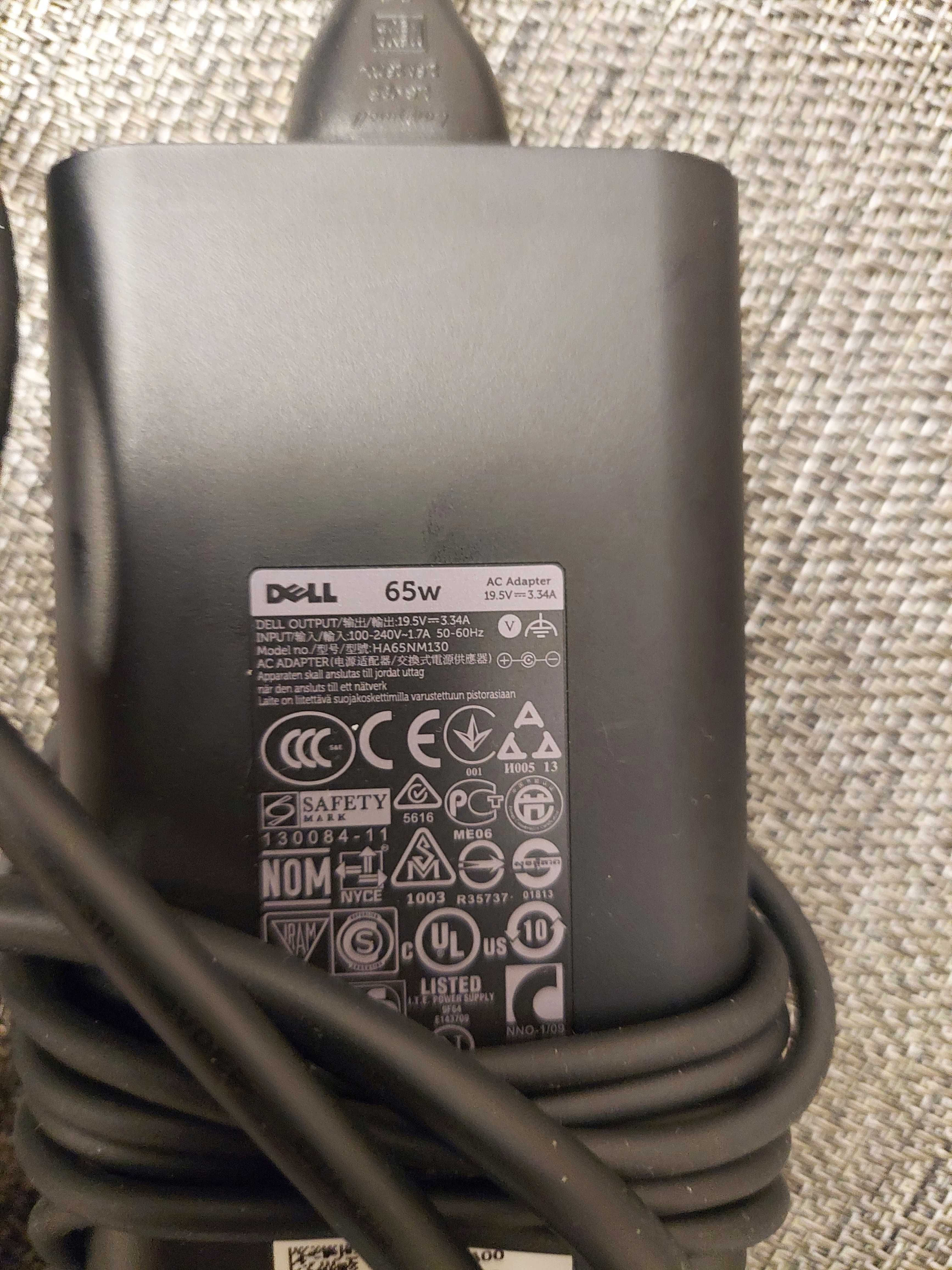 Zasilacz do laptopa Dell 65W, 19.5V, 3.34A