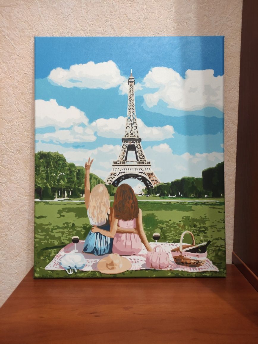 Картина "Дівчата в Парижі"