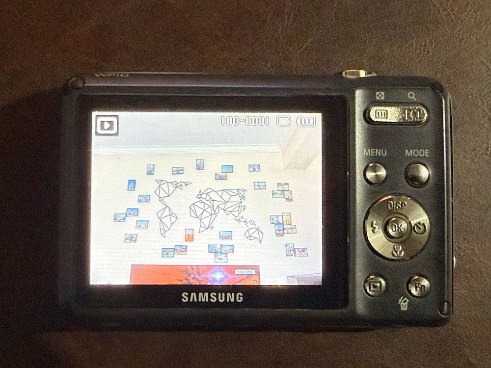Camera digital samsung WP10 prova d’agua