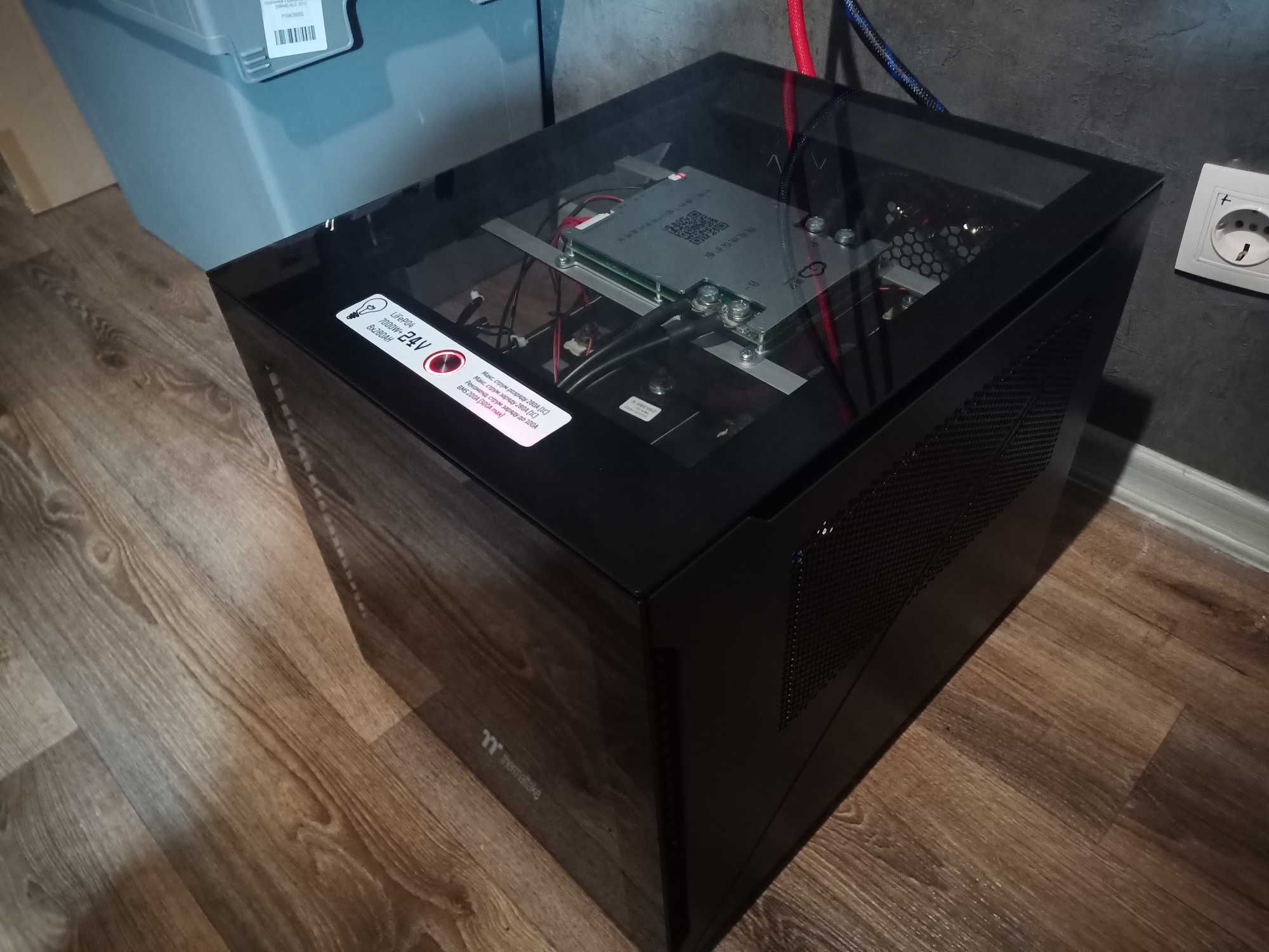 Резервне живлення інвертор та аккумулятор 24v 7000w зарядка 3 години