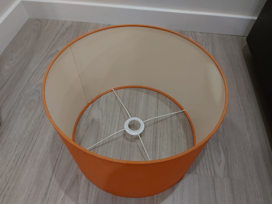 Abajour de cor laranja