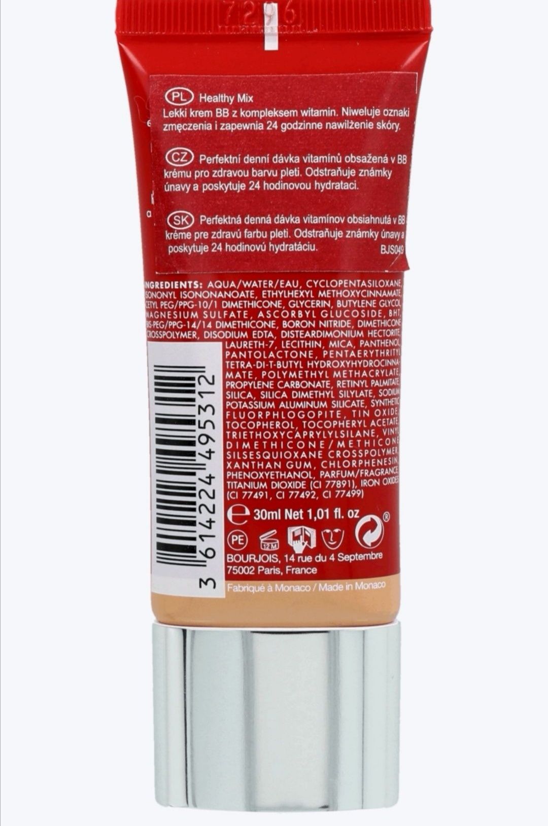 Fluid Krem BB Bourjois Paris Healthy Mix Light 30 ml