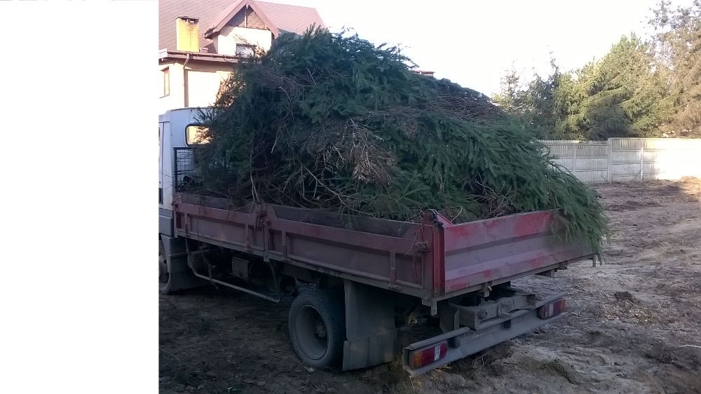 Usługi miniładowarką Bobcat niwelacja terenu wywóz korytowanie zasypka