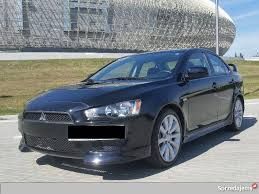 MITSUBISHI LANCER X 10 EVO dokladka zderzaka przod kpl