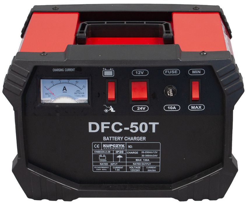 Prostownik do Ładowania + Rozruch 12v / 24v DFC-50T Kupczyk