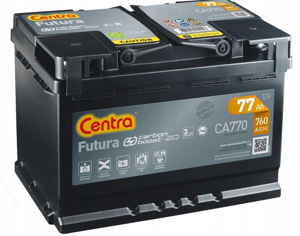 Akumulator Siedlce Centra Futura 12V 77Ah