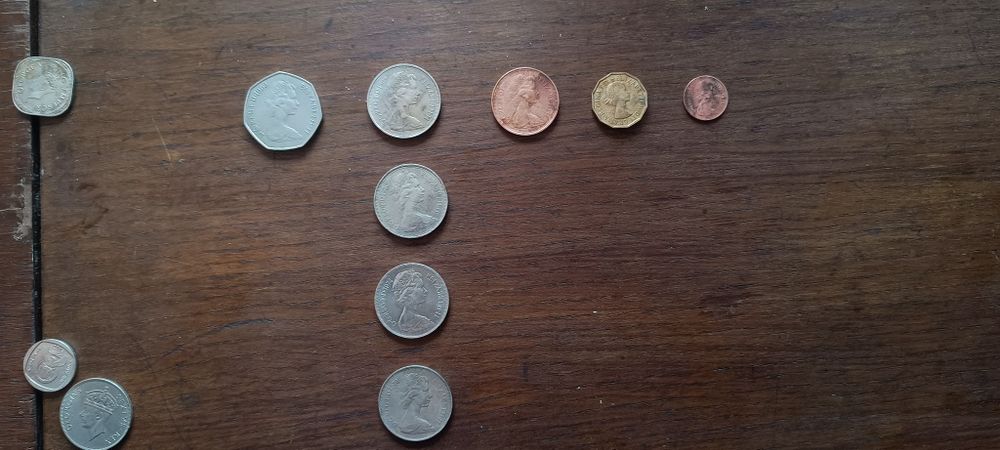 Coleção moedas inglesas