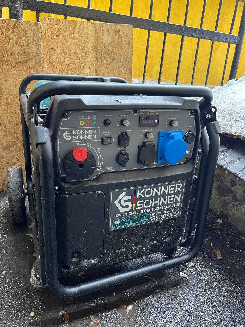 Інверторний бензиновий генератор Könner & Söhnen KS 8100iE ATSR
