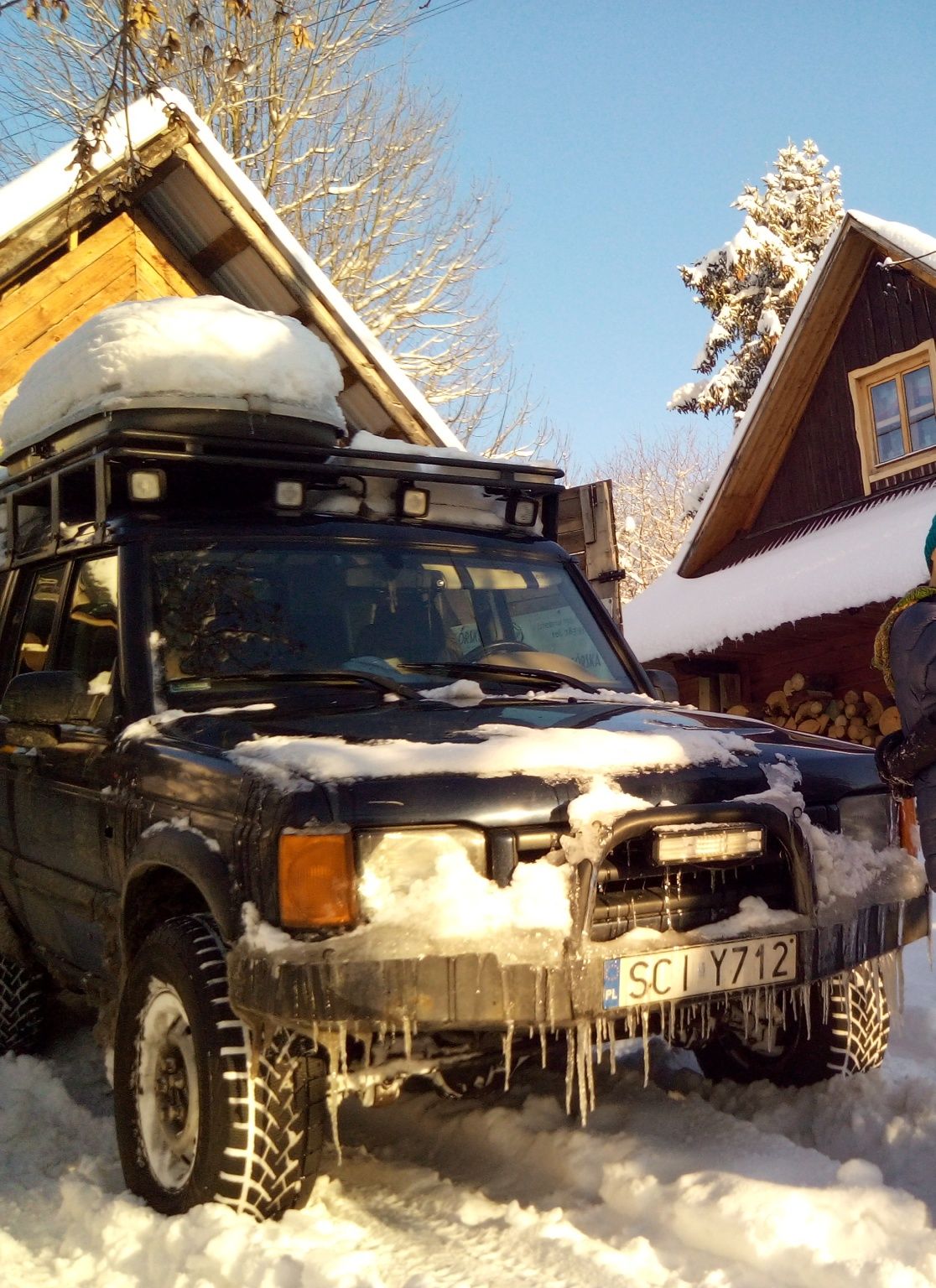 Discovery 2 II TD5 7 osób ZDROWY lift BDB stan ledy Chip tuning 2xkoła