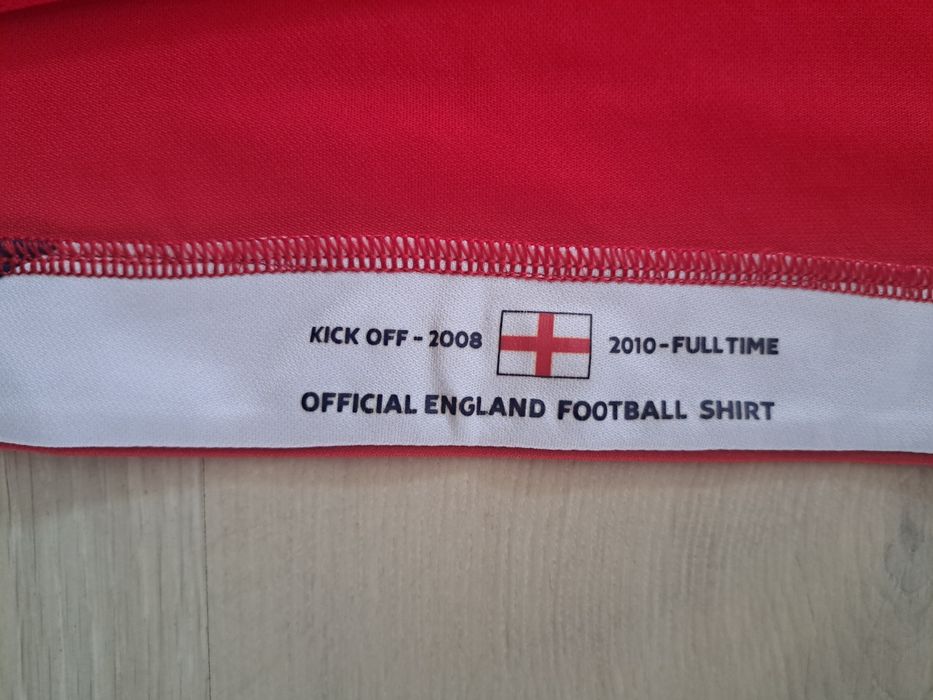 Koszulka reprezentacji Anglii 2008 do2010