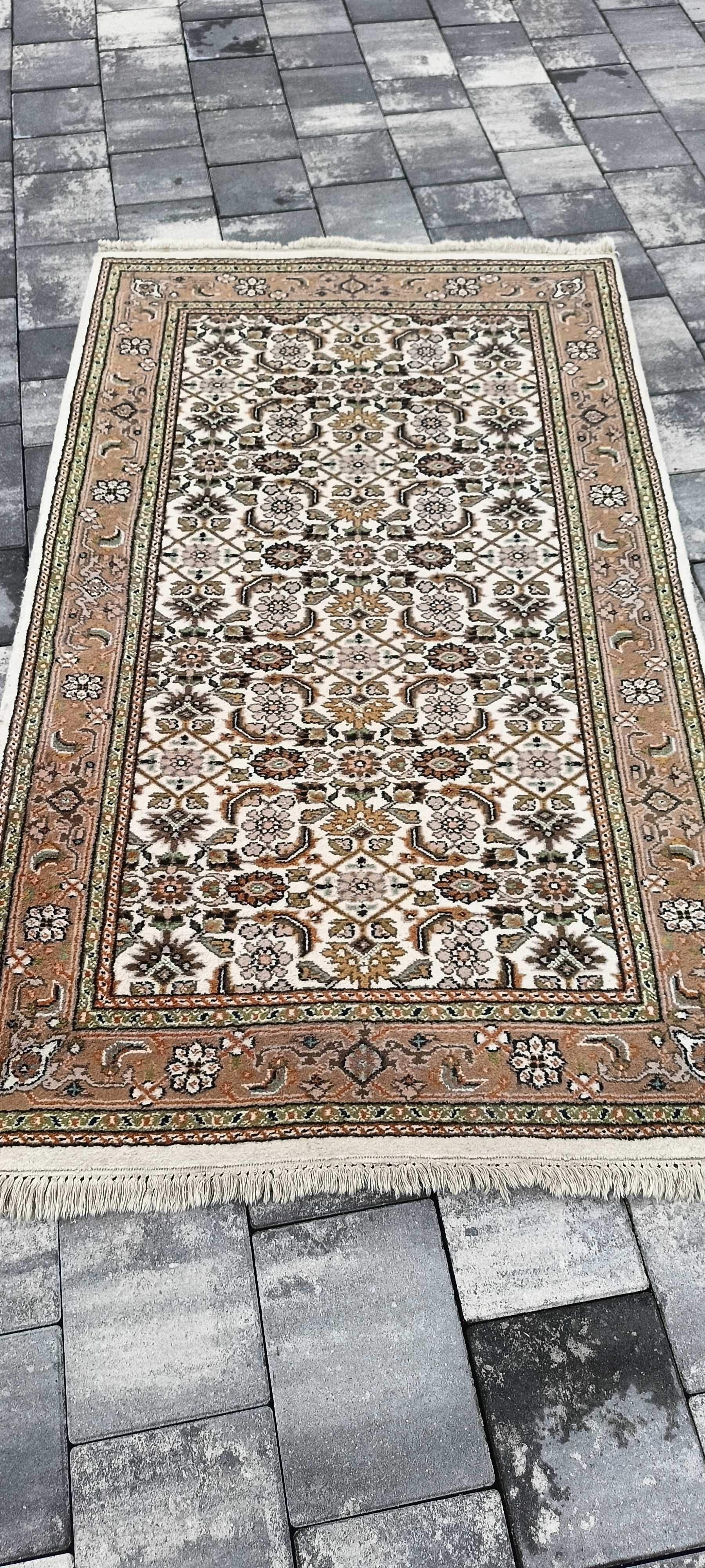 Perski dywan wełniany 169 x 93 cm wełna tkany ręcznie