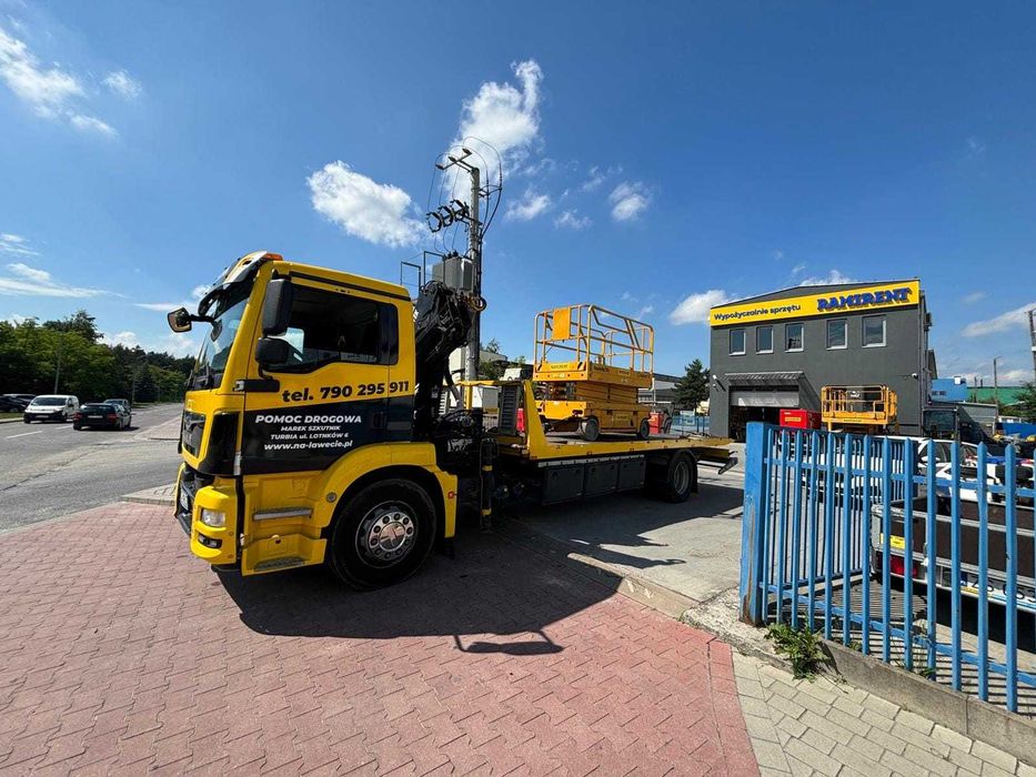 Transport maszyn budowalnych - rolniczych wózków widłowych do 9Ton