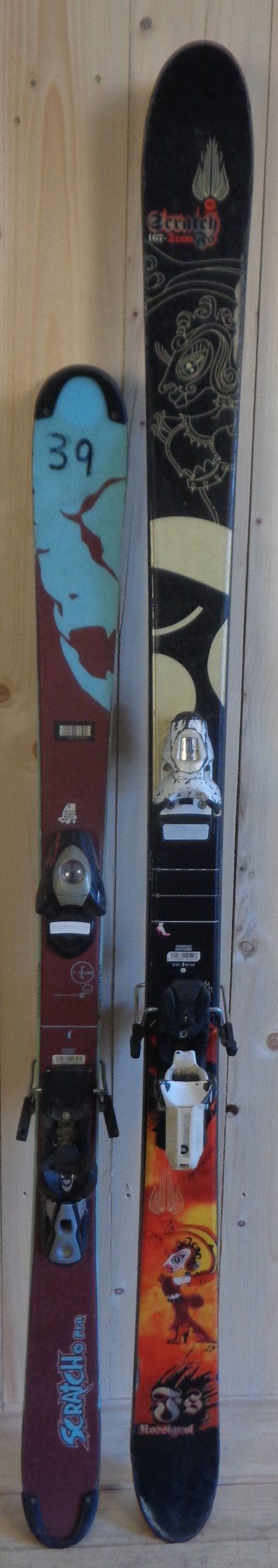 Narty 2 x  twin tip ( 160 zł/30€ netto para), pakiet