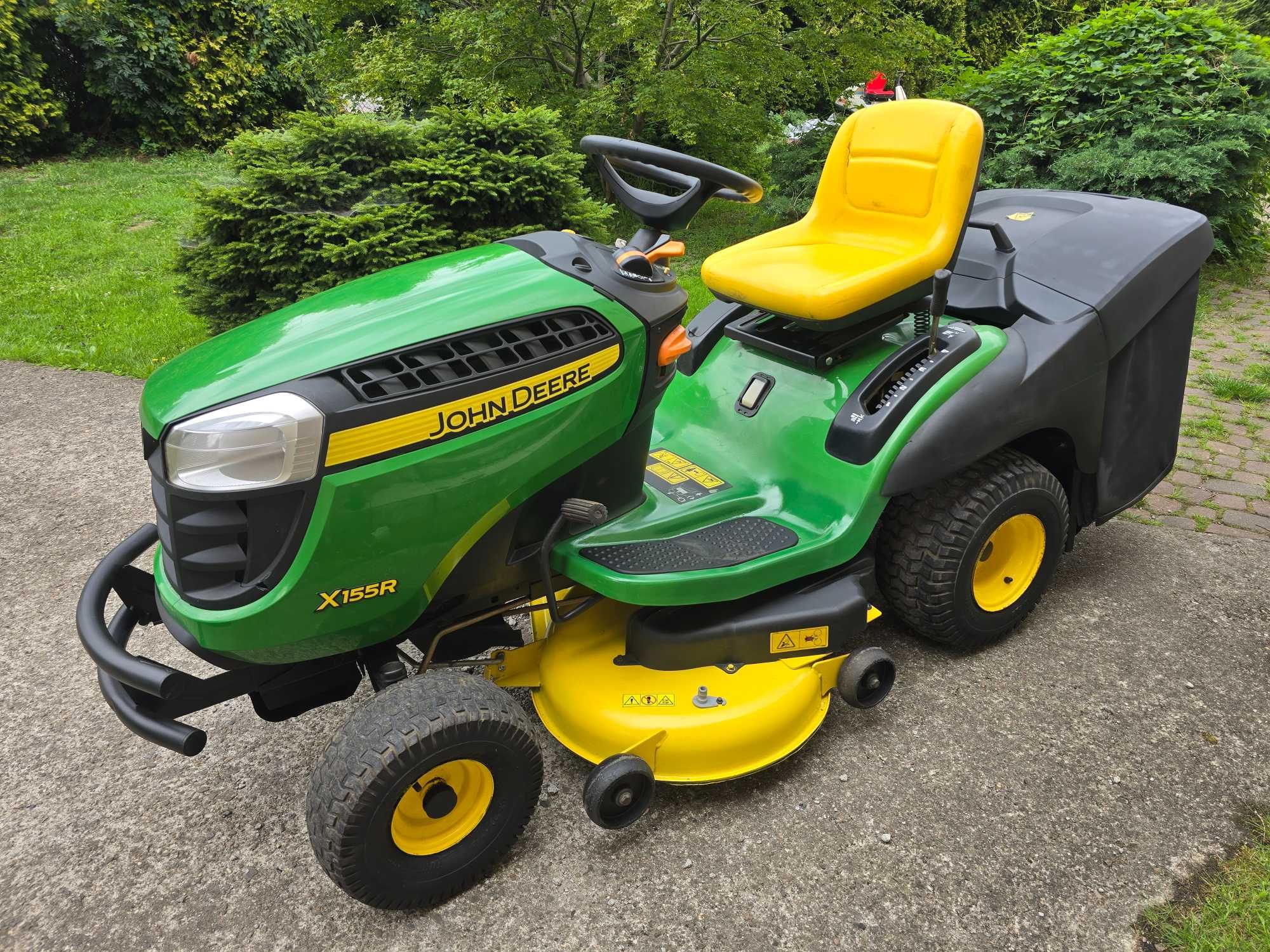 Traktorek kosiarka John Deere X155R 18KM v-ka B&S pompa SUPER STAN