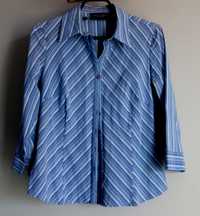 Bluzka/koszula w paski z 3/4 rękawami DOROTHY PERKINS