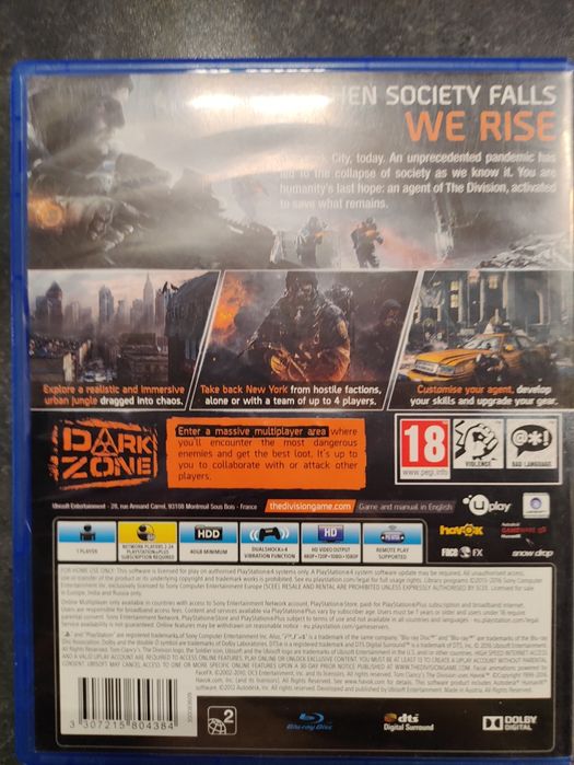Tom Clancy the division ps4