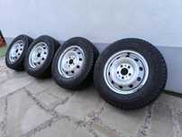 Koła felgi stalowe 15 5x118 opony letni 215/70R15C Jumper Boxer Ducato
