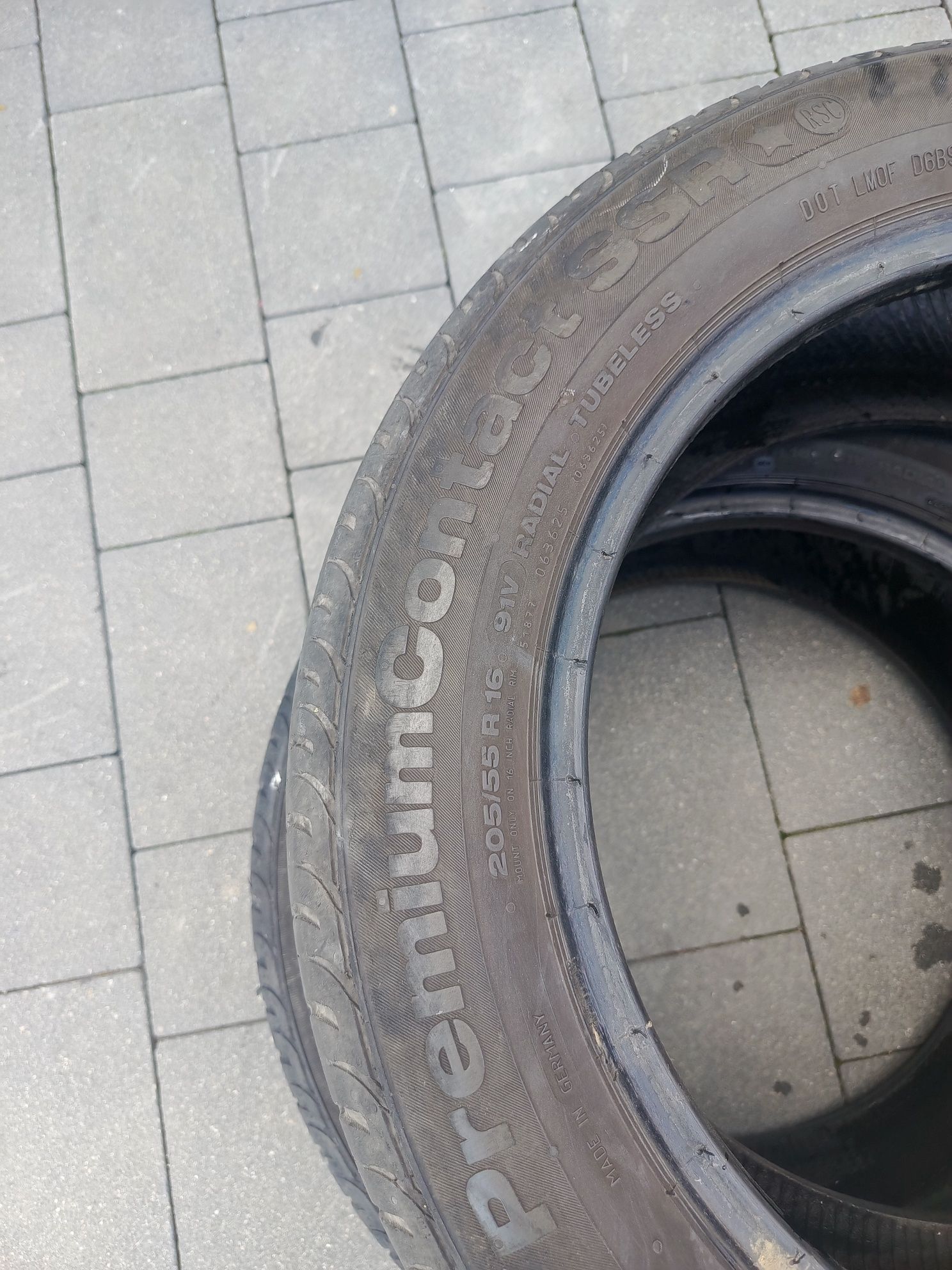 Opony lato 205/55/16 CONTINENTAL RunFlat
