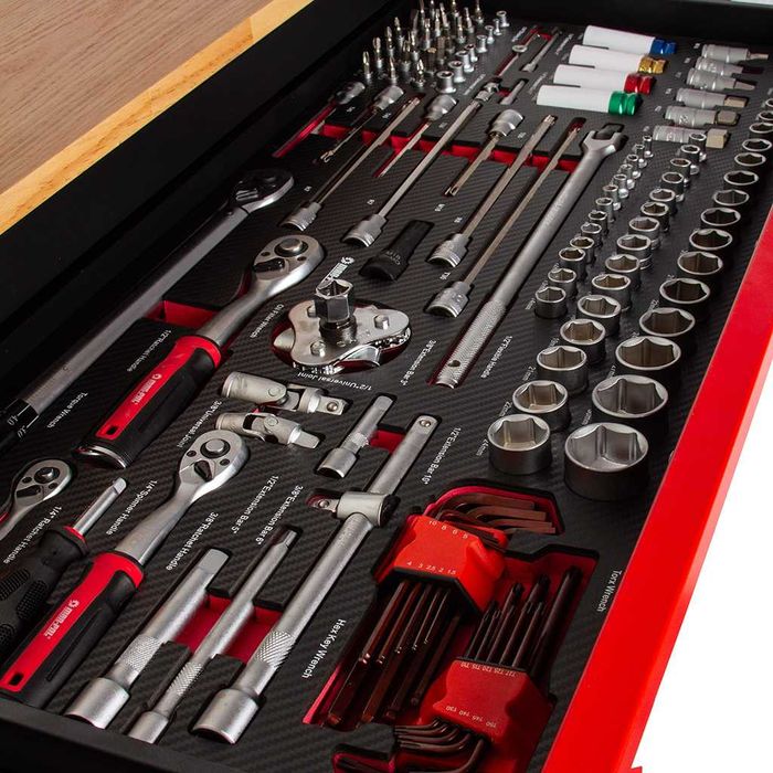 Szafka WARSZTATOWA wózek narzędziowy  SERWISOWY 12 szuflad XXL