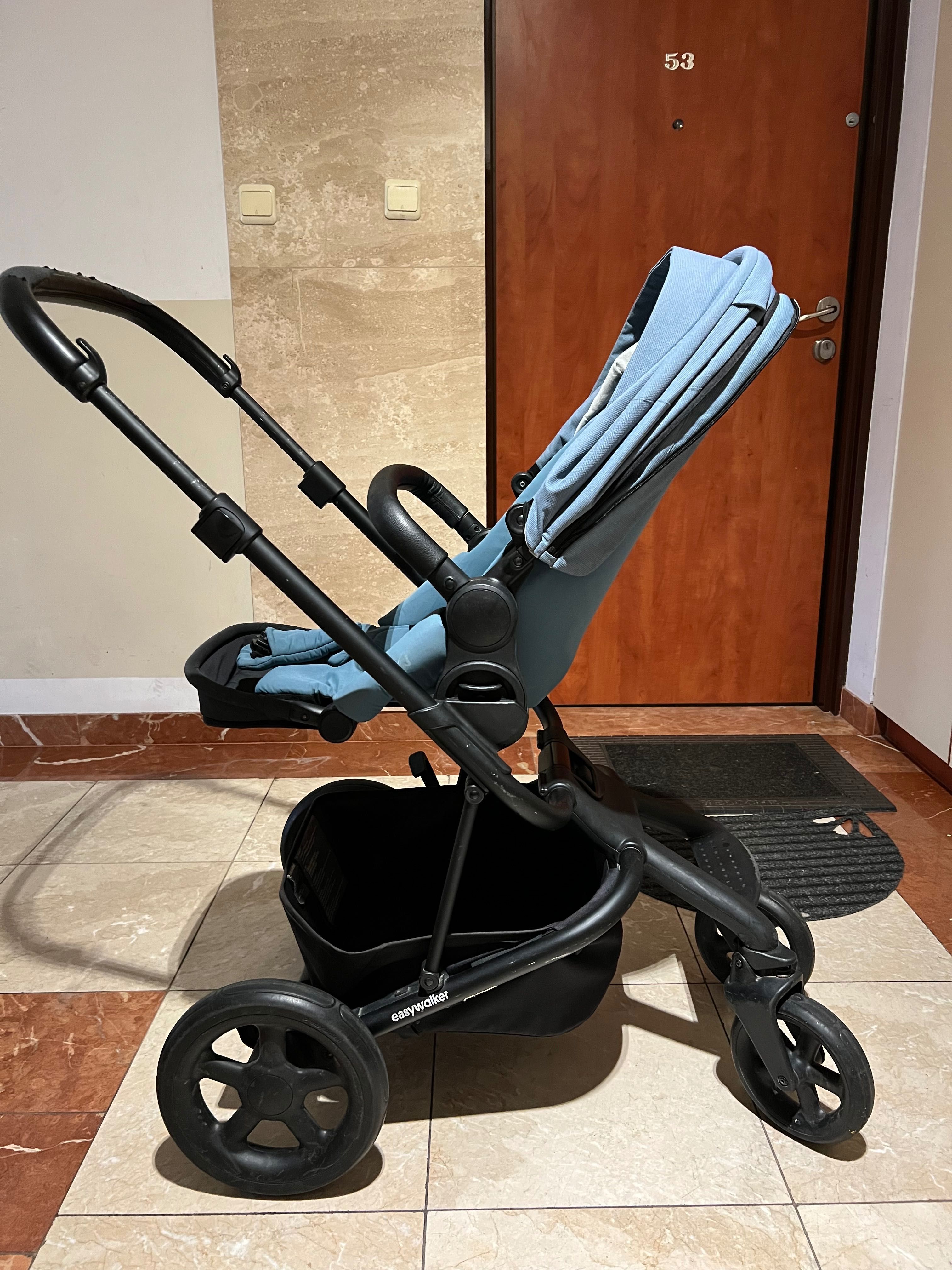 Wózek 2w1 spacerówka gondola EasyWalker Harvey 2 + dużo akcesoriów