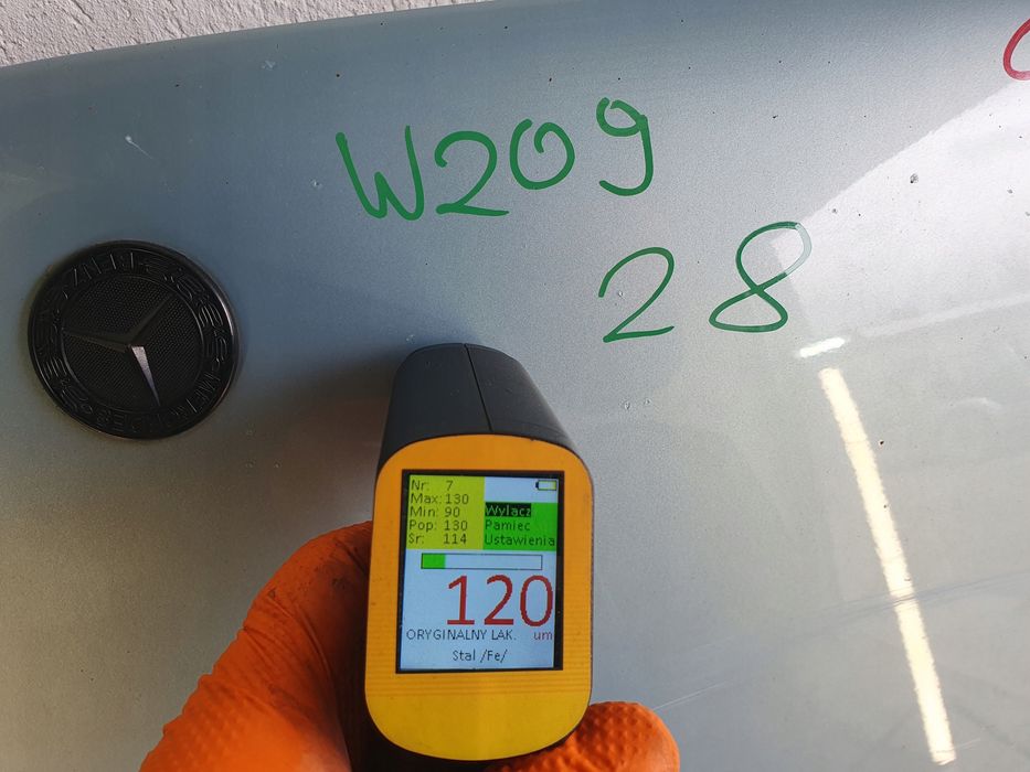 mercedes clk 209 c209 maska pokrywa silnika