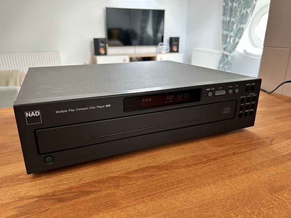 Odtwarzacz CD NAD 505 – zmieniarka na 5 płyt – cd player