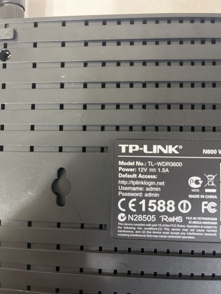 TpLink N600 WDR3600