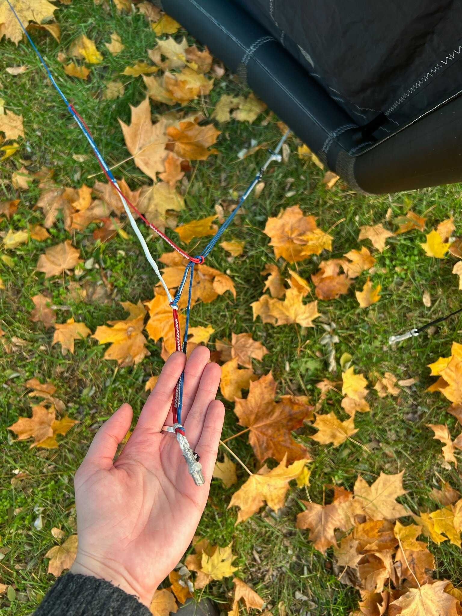 Kite latawiec SLINGSHOT RPM 6 zielono-niebieski - stan dobry