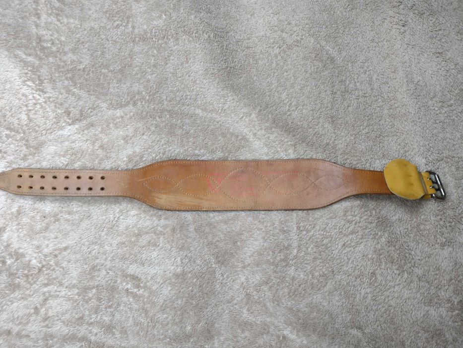 pas skórzany sztangisty