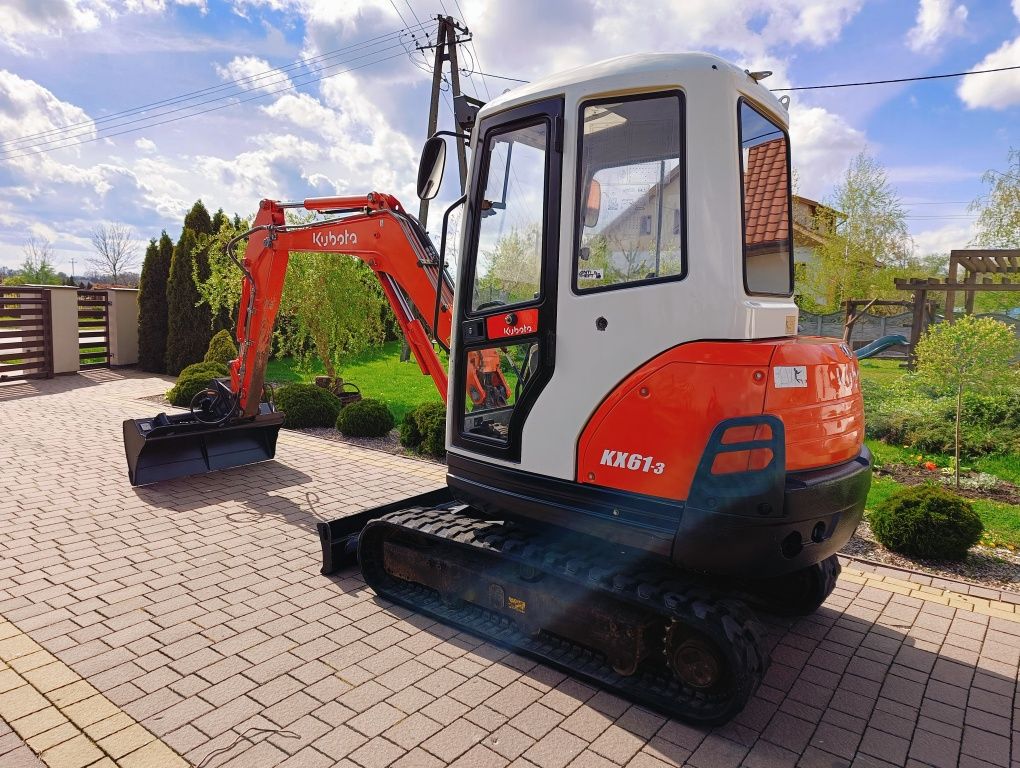 KUBOTA KX61-3 2.7 T UMOWA 2012 rok z Niemiec minikoparka U27-4 sv26