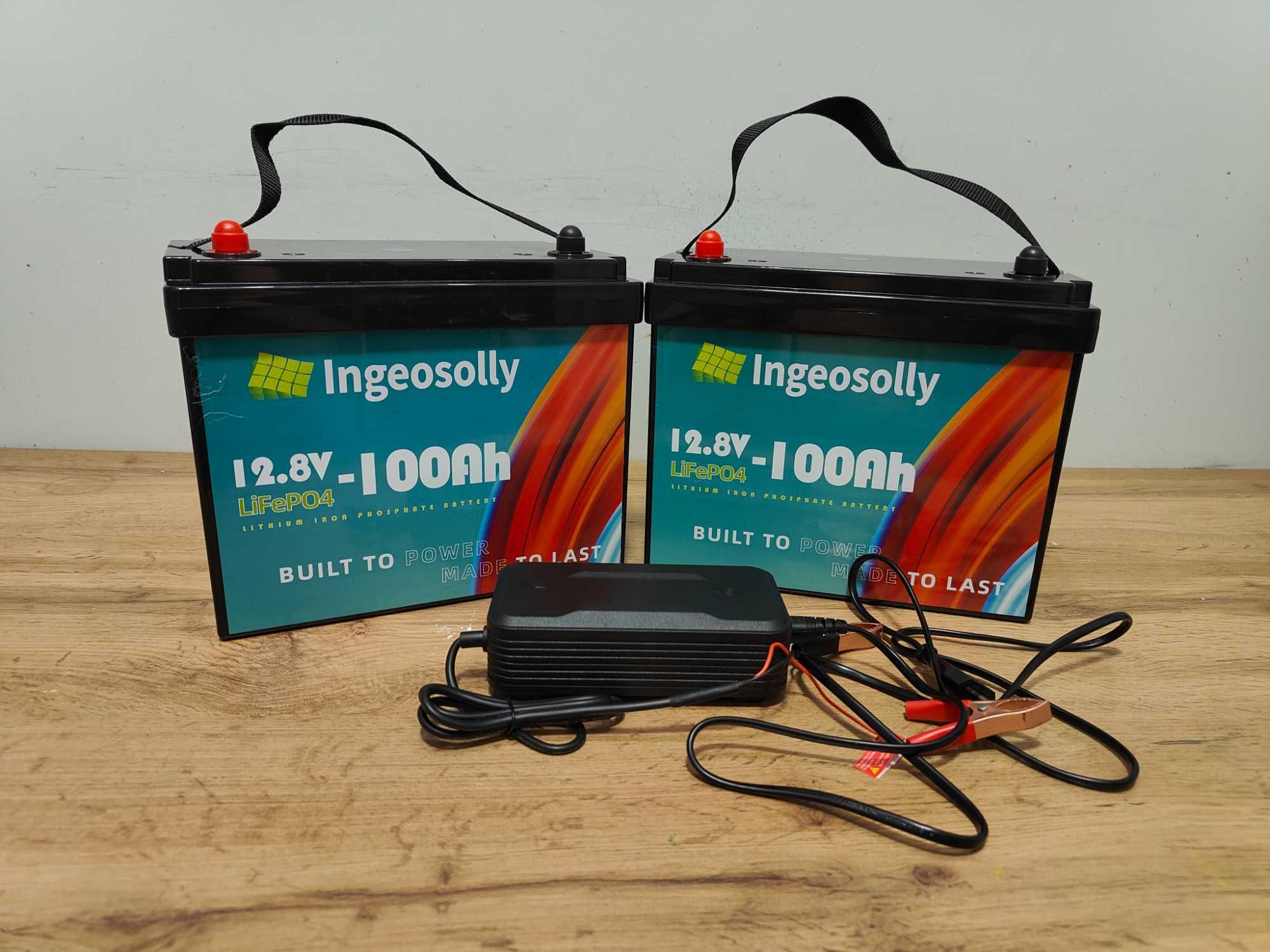 Аккумулятор INGEOSOLLY 12В 100Ач (до 5000 циклов) + зарядное!