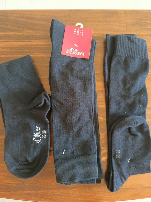 Темно-сині підколінки гетри 35-38 розмір s.Oliver