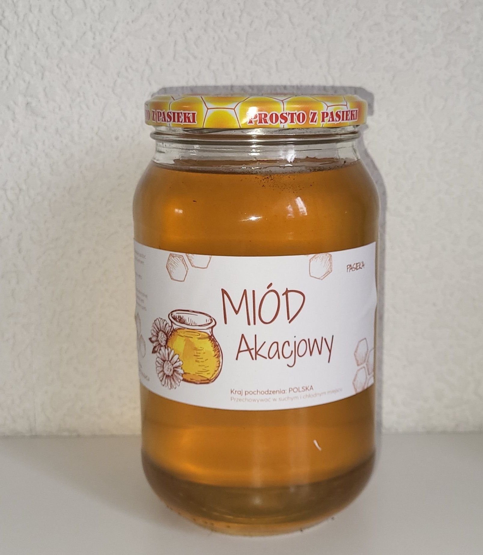 Miod Akacjowy 1,2 Kg