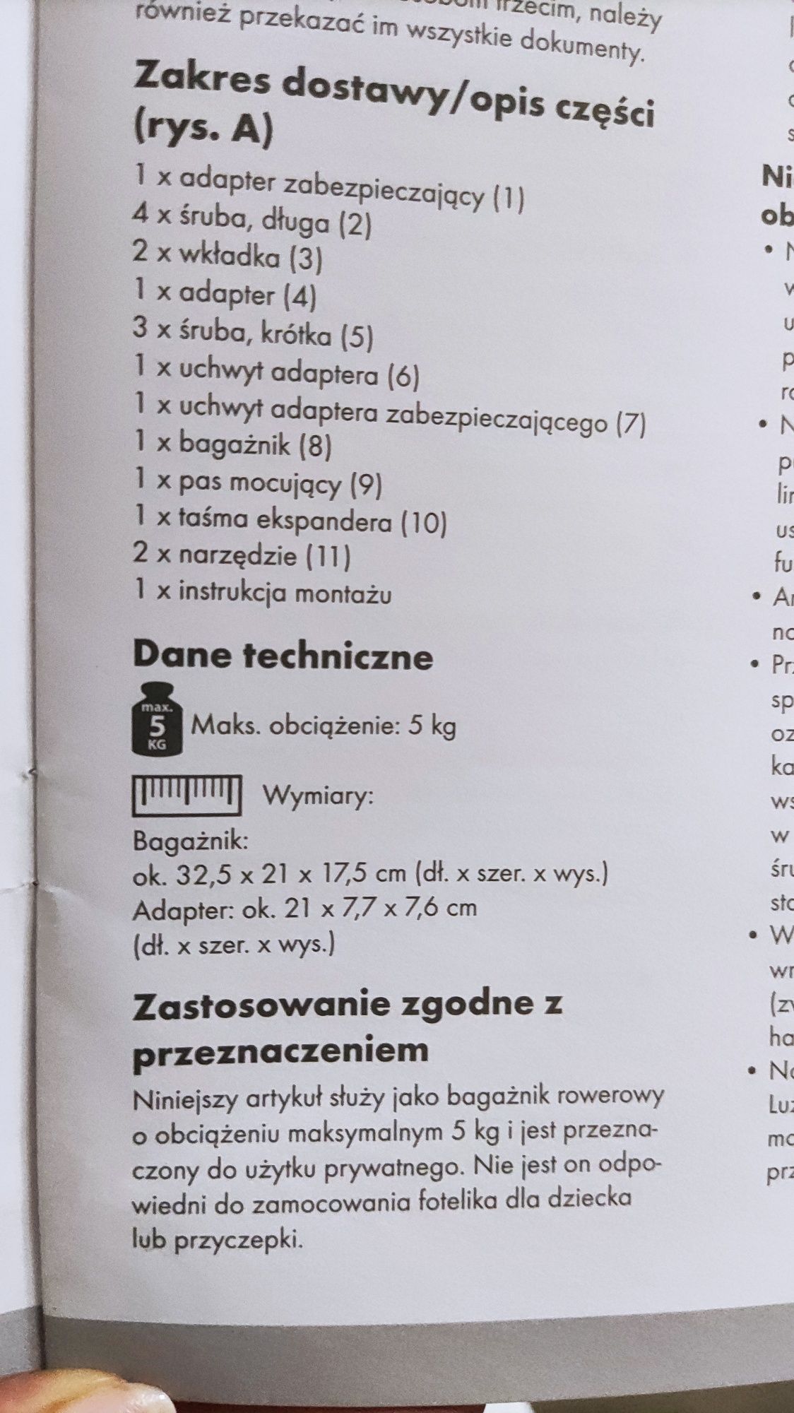 TopMove bagażnik rowerowy