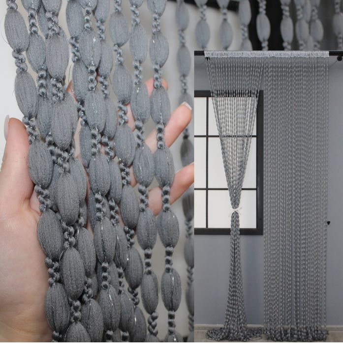 Плюшеві Штори нитки Дощ шиніл тюль гардини