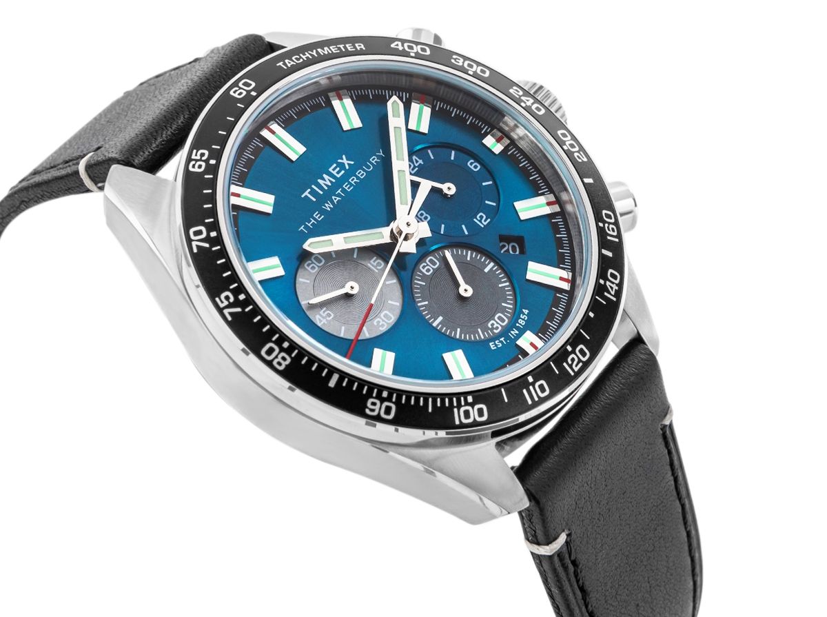 zegarek męski timex waterbury traditional chronograph tw2y18600 + box