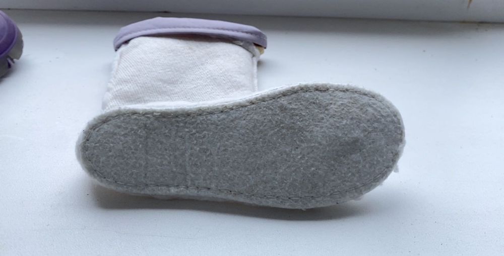 Гумові чобот з підсвіткою 24-25 розмір