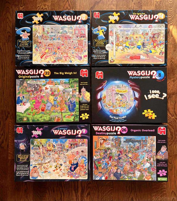 Пазл Jumbo Wasgij? Original № 8, 14, 32. Destiny 8, 26. Комплекти