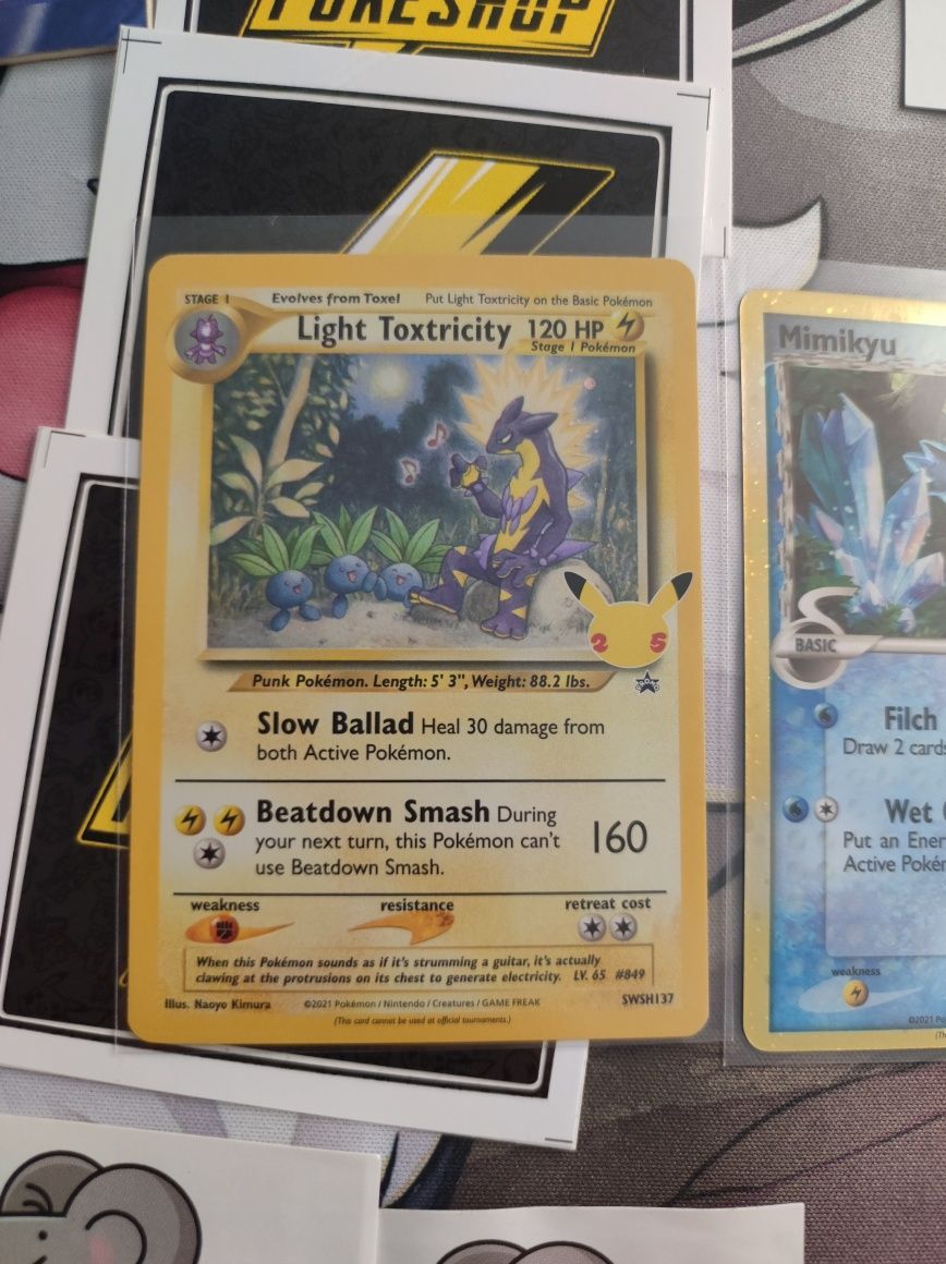 Karty Promo z Pokemon TCG Celebrations Collector Chest