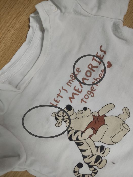 komplet body spodenki czapeczka H&M 56