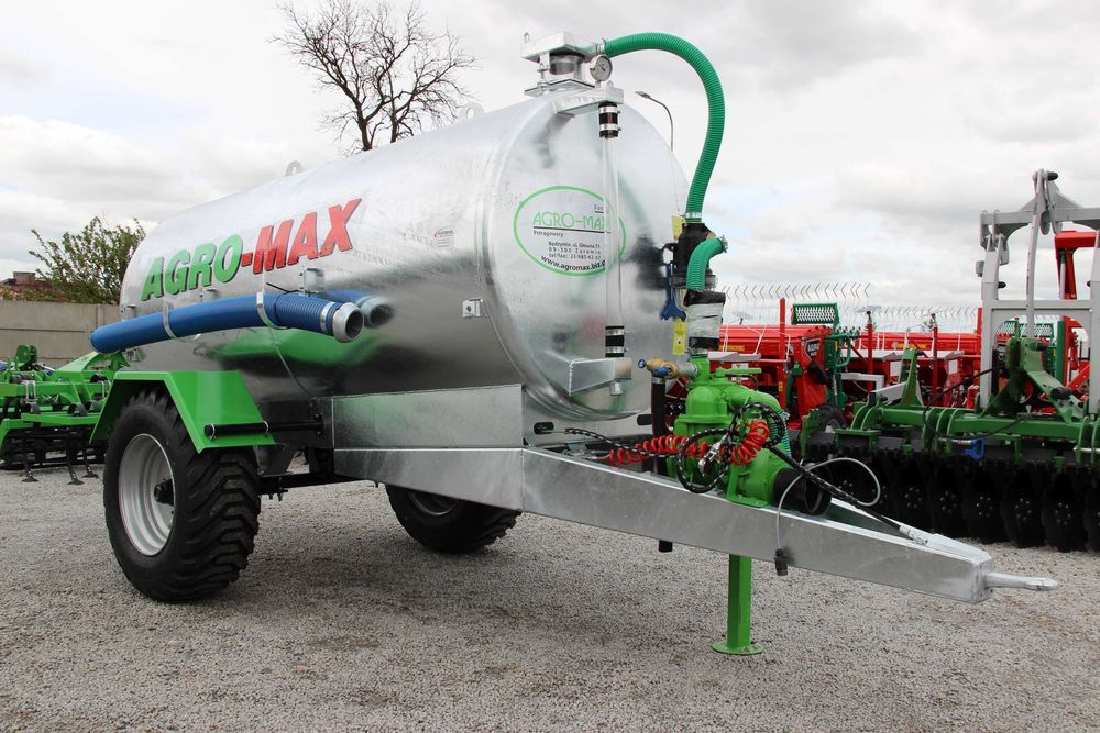 Beczkowóz wóz asenizacyjny jednoosiowy agro-max 3000l ,4000l, 5000 l