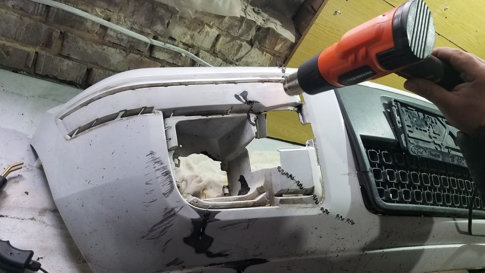 Ремонт бампера  фар пайка пластика сварка пластмас мото авто