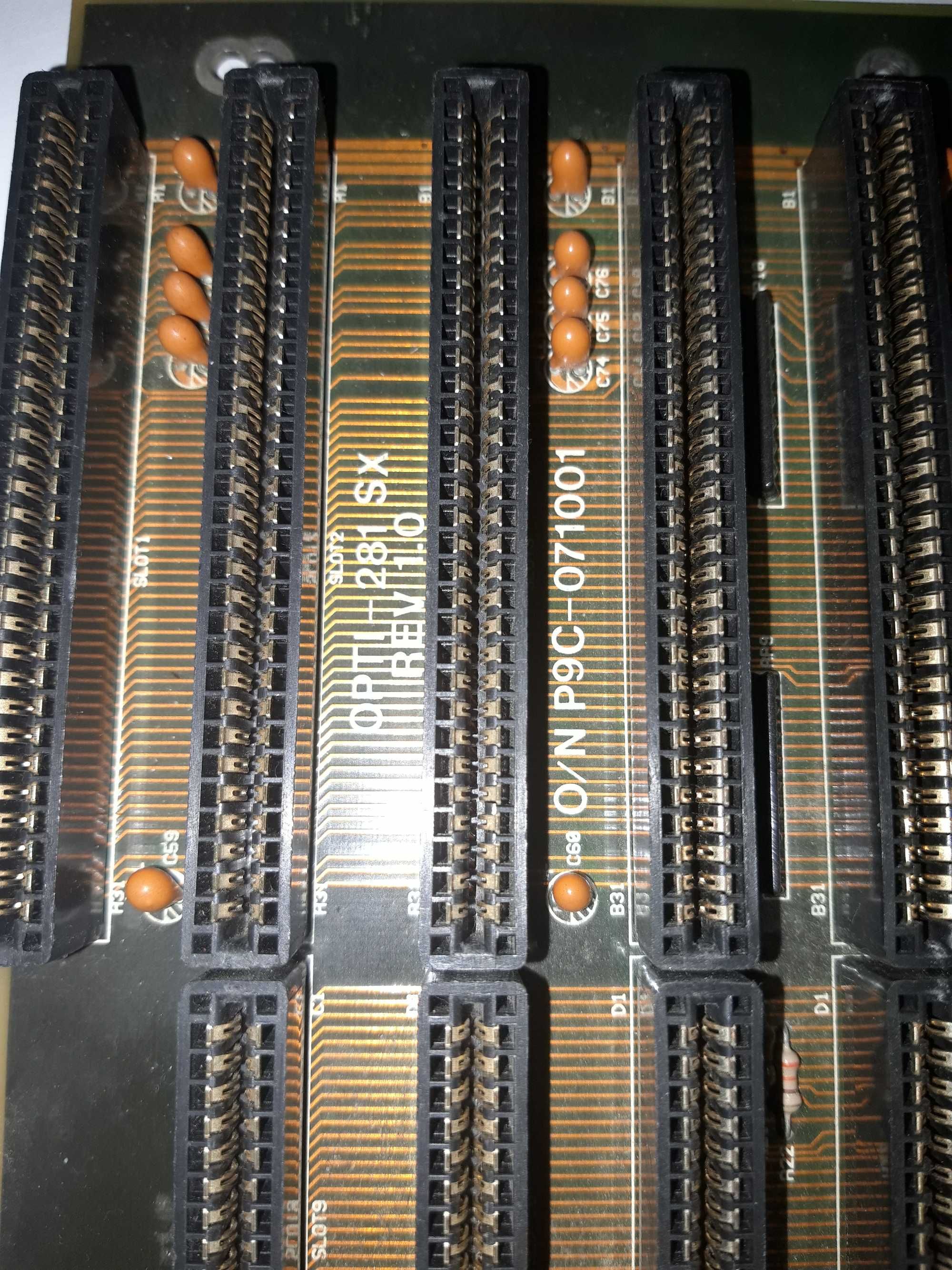 Płyta główna 386 z procesorem INTEL 386 SX-20 złącza ISA