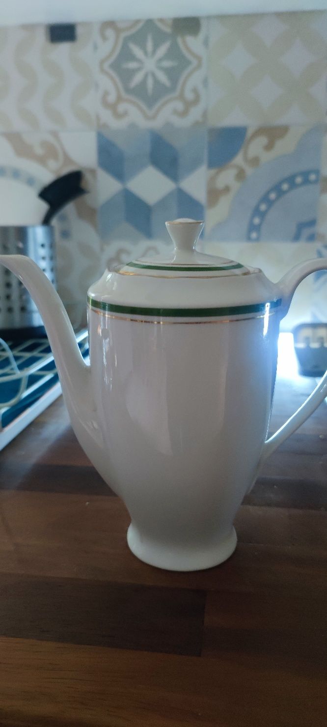 Stara porcelana - dzbanek na herbatę Ćmielów