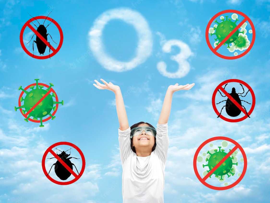 Ozonowanie odgrzybianie denzynfekcja klimatyzacji Samochód Pomieszczeń