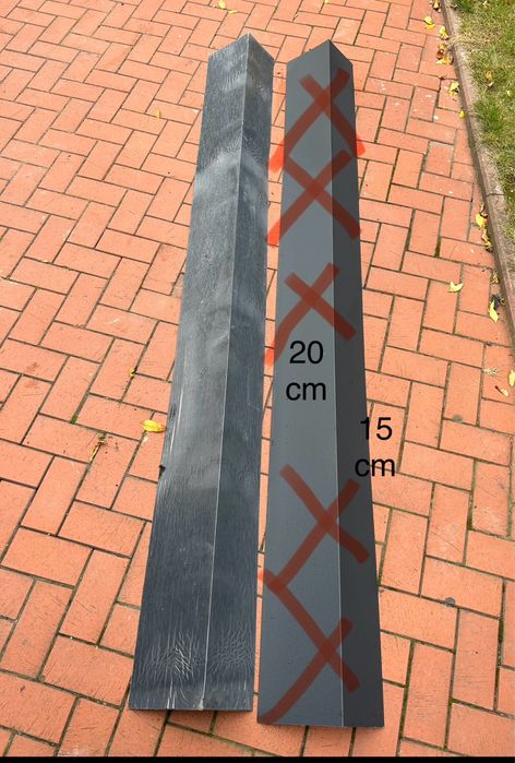 Pas nadrynnowy grafitowy antracytowy blacha okapowa na dach