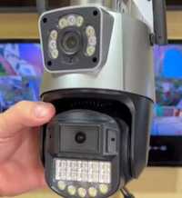 Вулична поворотна WIFI камера Zoom 8MP віддаленим доступом онлайн